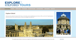 Desktop Screenshot of exploreoxfordtours.com