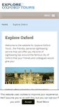 Mobile Screenshot of exploreoxfordtours.com